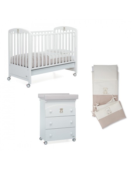 Foppapedretti cameretta Birbante + materasso Jolly Plus Italbaby OMAGGIO