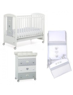 Foppapedretti cameretta Lovely + materasso Jolly Plus Italbaby OMAGGIO