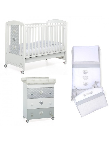 Foppapedretti cameretta Lovely + materasso Jolly Plus Italbaby OMAGGIO