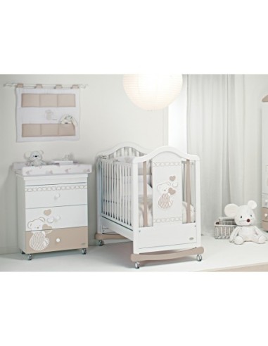 Foppapedretti - lettino Dolcecuore 450, Bagnetto fasciatoio e coordinato