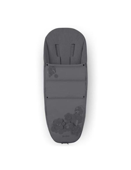 Cybex -  Coprigambe Simply Flowers Grey - Spedizione Gratuita