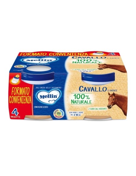 Mellin - Omogeneizzato Cavallo 4x80G