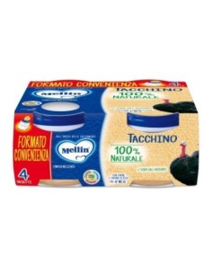 Mellin - Omogeneizzato Tacchino 4x80G