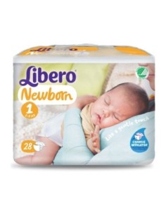 Libero - Pannolini Newborn Taglia 1 2-5Kg 28 Pezzi