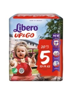 Libero - Pannolini Up&Go Taglia 5 10-14KG 20 Pezzi