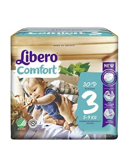 Libero - Pannolini Comfort Taglia 3 5-9KG 30 Pezzi