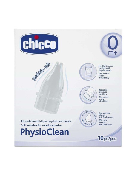 Chicco - Beccucci Di Ricambio Per Aspiratore Nasale Physioclean