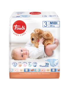 Trudi - Pannolini Taglia 3 Midi 4/9kg 20 pezzi