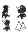 Foppapedretti - Trio TicToc Travel System i-Size Con Supporto Per Navicella Elevo In Omaggio - Spedizione Gratuita
