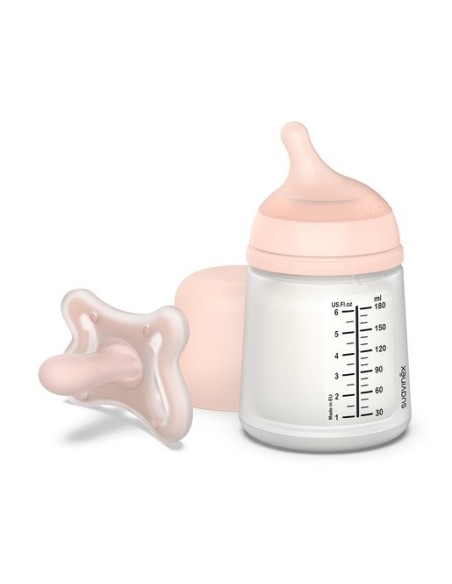 Suavinex - Starter Set Zero.Zero Biberon 180ml + Succhietto