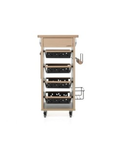 Foppapedretti - Carrello Da Cucina In Legno Bistrot - Spedizione Gratuita 2