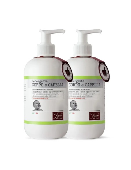Fiocchi Di Riso - Bipacco Detergente Corpo E Capelli Talco