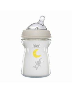 Chicco - Biberon NaturalFeeling Vetro 250ml Flusso Lento