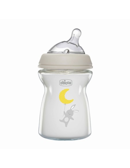 Chicco - Biberon NaturalFeeling Vetro 250ml Flusso Lento