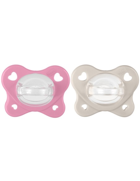 Chicco - Succhietto Physioforma Dual Soft 6-16M 2 Pezzi