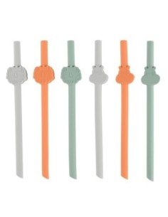 Chicco - Cannucce In Silicone 6 Pezzi