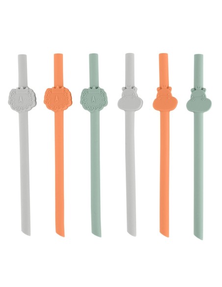 Chicco - Cannucce In Silicone 6 Pezzi