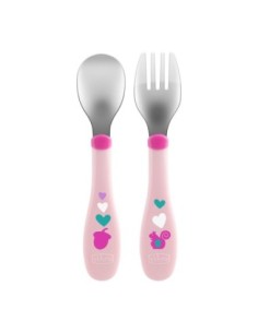 Chicco - Prime Posate In Acciaio Inox