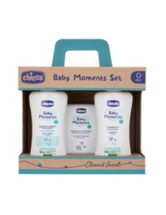 Chicco - Baby Moments Set Bagnoschiuma Shampoo E Colonia