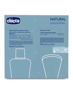 Chicco - Baby Cosmetic Set Natural Sensation Bagnoshampoo Cremacorpo 2