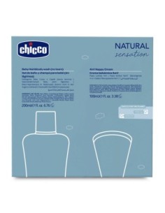 Chicco - Baby Cosmetic Set Natural Sensation Bagnoshampoo Pasta Lenitiva 2
