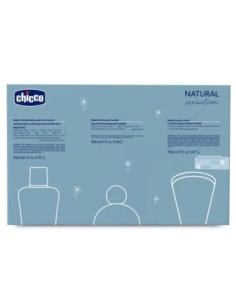 Chicco - Baby Cosmetic Set Natural Sensation Bagnoshampoo Cremacorpo Profumo 2