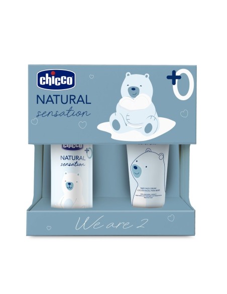 Chicco - Baby Cosmetic Set Natural Sensation Olio Massaggio Cremaviso