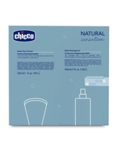 Chicco - Baby Cosmetic Set Natural Sensation Olio Massaggio Cremaviso 2