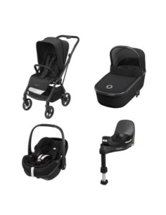 Maxi Cosi - Trio Leona 2 + Navicella Oria + Ovetto Pebble 360 Pro + Base Family 360 Pro - Spedizione Gratuita