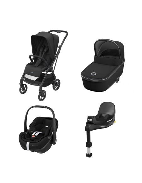 Maxi Cosi - Trio Leona 2 + Navicella Oria + Ovetto Pebble 360 Pro + Base Family 360 Pro - Spedizione Gratuita