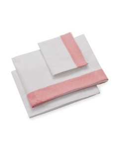 Italbaby - Set Lenzuola 3 Pezzi Tessuto Plumeti'