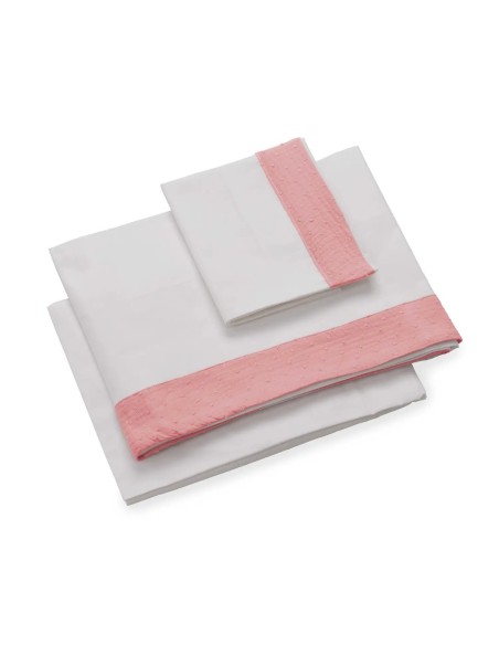 Italbaby - Set Lenzuola 3 Pezzi Tessuto Plumeti'