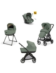 Inglesina - Kit System Quattro Electa DRW Recline 2025 Murray Green + Telaio Total Black
