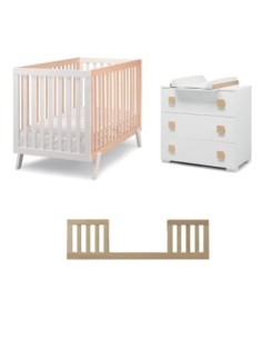 Erbesi - Tris Lettino America + Sponda Toddler + Como' Evolution - Spedizione Gratuita