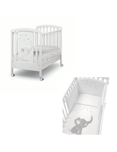 Erbesi - Set Lettino Elly + Piumone - Spedizione Gratuita