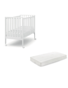 Erbesi - Set Lettino Evolution + Materasso Culla 76x60x80 - Spedizione Gratuita