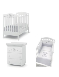 Erbesi - Set Lettino Lucky + Bagnetto + Piumone - Spedizione Gratuita