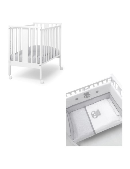Erbesi - Set Lettino Mini + Rivestimento Tessile - Spedizione Gratuita