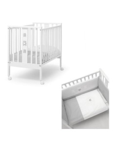 Erbesi - Set Lettino Mini Molly + Rivestimento Tessile - Spedizione Gratuita