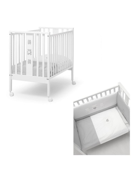 Erbesi - Set Lettino Mini Molly + Rivestimento Tessile - Spedizione Gratuita