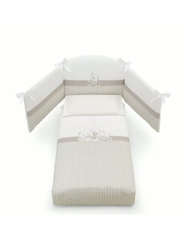 Erbesi - Set Lettino Mirtillo + Bagnetto + Piumone - Spedizione Gratuita