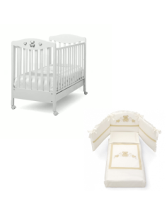Erbesi - Set Lettino Tippy Jolie + Piumone - Spedizione Gratuita