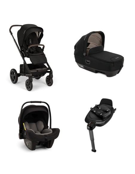 Nuna - Trio Mixx Next Con Navicella Cari Next Ovetto Pipa Next E Base Next - Spedizione Gratuita