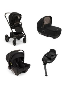 Nuna - Trio Mixx Next Con Navicella Cari Next Ovetto Pipa Urbn E Base Next - Spedizione Gratuita