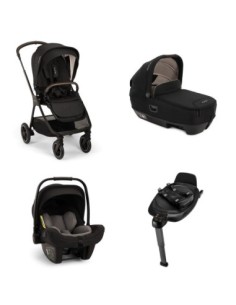 Nuna - Trio Triv Next Con Navicella Cari Next Ovetto Pipa Next E Base Next - Spedizione Gratuita