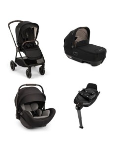 Nuna - Trio Triv Next Con Navicella Cari Next Ovetto Arra Flex E Base Next - Spedizione Gratuita