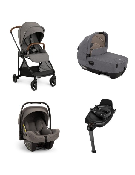 Nuna - Trio Ixxa Con Navicella Cari Next Ovetto Pipa Next E Base Next - Spedizione Gratuita