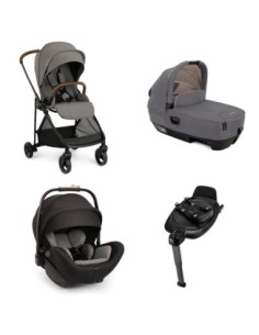 Nuna - Trio Ixxa Con Navicella Cari Next Ovetto Arra Flex E Base Next - Spedizione Gratuita