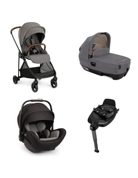 Nuna - Trio Ixxa Con Navicella Cari Next Ovetto Arra Flex E Base Next - Spedizione Gratuita