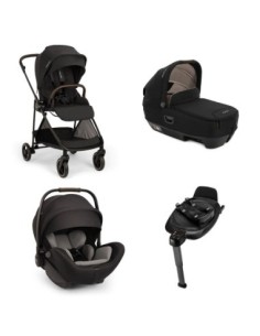 Nuna - Trio Ixxa Next Con Navicella Cari Next Ovetto Arra Flex E Base Next - Spedizione Gratuita